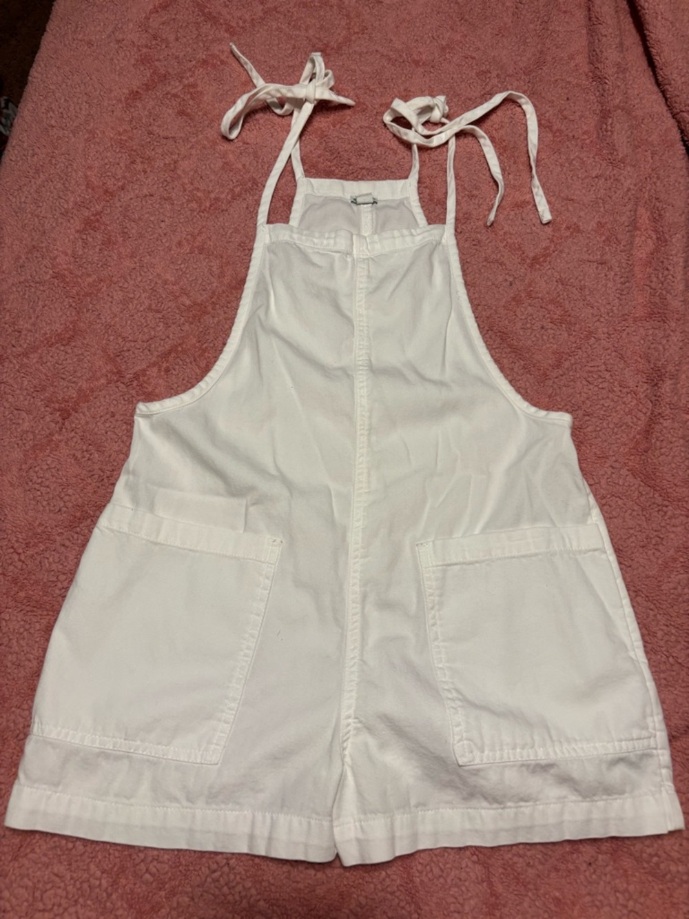 aerie White Tie-Shoulder  Romper